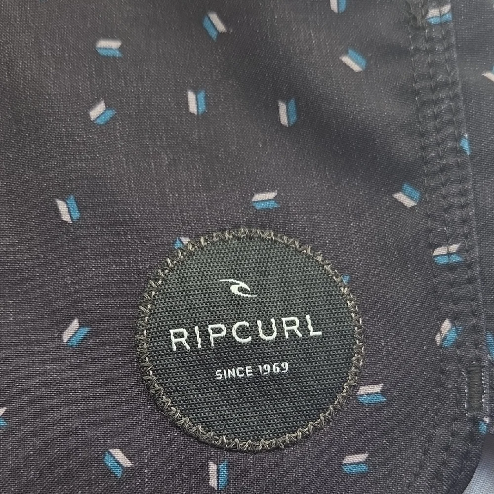 Rip Curl Black and White Polka Dot Board Shorts